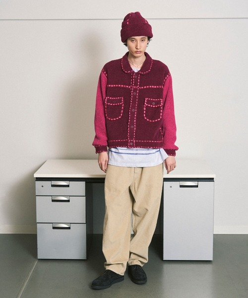 PHINGERIN（フィンガリン）の「PG1 BALACLAVA（ニットキャップ/ビーニー・メンズ・ベージュ/ネイビー/バーガンディー・FREE）」の6枚目の写真