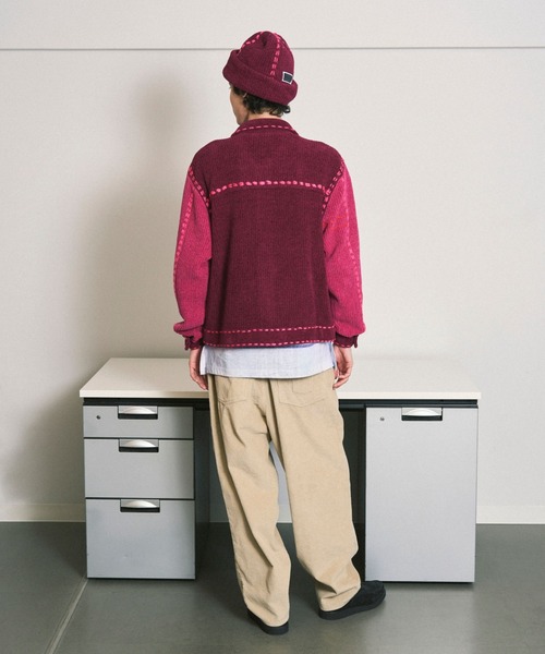 PHINGERIN（フィンガリン）の「PG1 BALACLAVA（ニットキャップ/ビーニー・メンズ・ベージュ/ネイビー/バーガンディー・FREE）」の7枚目の写真