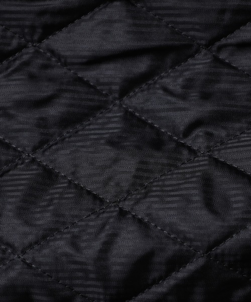 MMMM（エムエムエムエム）の「MMMM ナイロンツイル/ラムレザー/MA-1タイプブルゾン（MA-1・メンズ・ブラック・XL/L/M）」の13枚目の写真