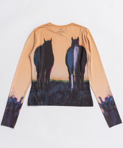 Twin Horse Skin Top/ツインホーススキントップ（Tシャツ/カットソー