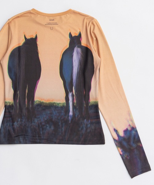 Twin Horse Skin Top/ツインホーススキントップ（Tシャツ/カットソー