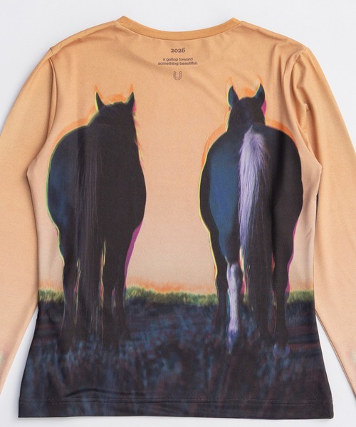 Twin Horse Skin Top/ツインホーススキントップ（Tシャツ/カットソー