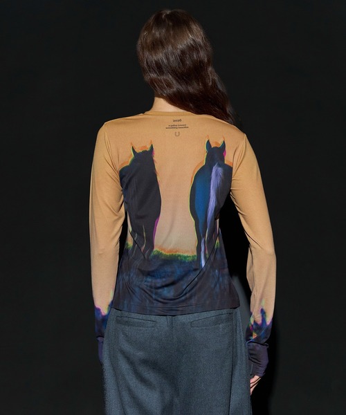 Twin Horse Skin Top/ツインホーススキントップ（Tシャツ/カットソー