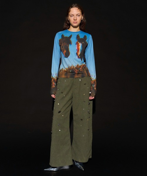 Twin Horse Skin Top/ツインホーススキントップ（Tシャツ/カットソー