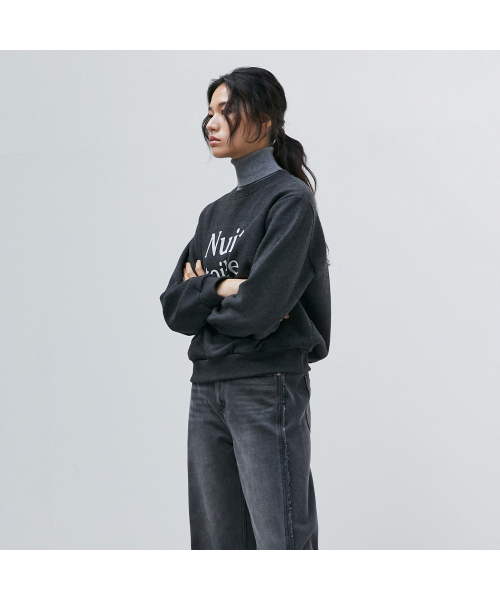 LAP（ラップ）の「フロッピ起毛ラウンドマンツーマン AR4CTA64（スウェット・レディース・ピンク/チャコール・FREE）」の9枚目の写真