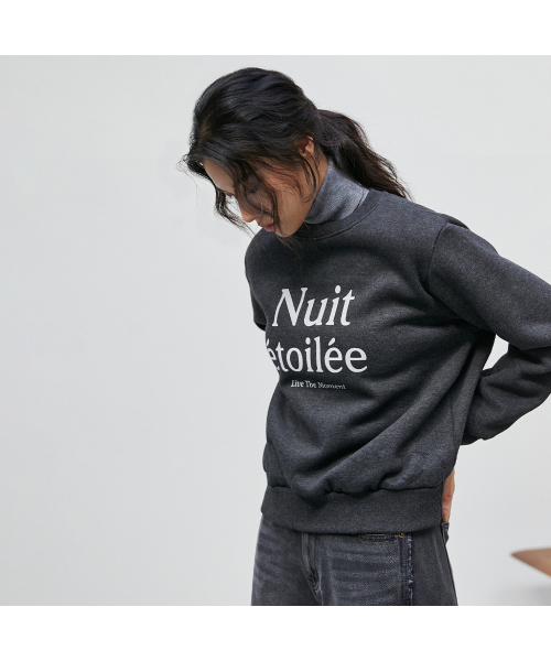 LAP（ラップ）の「フロッピ起毛ラウンドマンツーマン AR4CTA64（スウェット・レディース・ピンク/チャコール・FREE）」の7枚目の写真