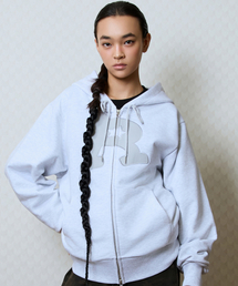 GT R HOOD ZIP UP(MELANGE)