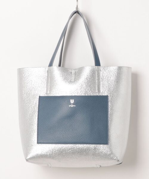 U by Ungaro（ユーバイウンガロ）の「U by ungaro(ユーバイウンガロ）　ジャド　トート（トートバッグ・レディース・ブルー/オフホワイト・FREE）」の5枚目の写真