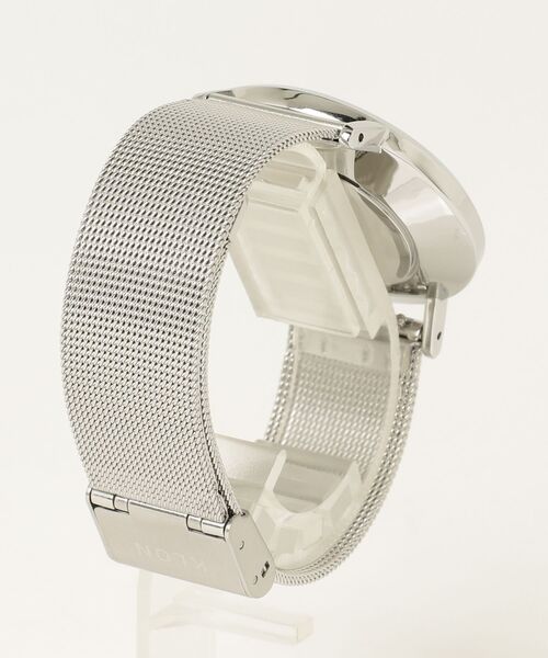 KLON(クローン)の「KLON CONNECTION HALFSHELL LATTER -SILVER MESH- 38mm(アナログ腕時計・レディース・シルバー・FREE)」の9枚目の写真