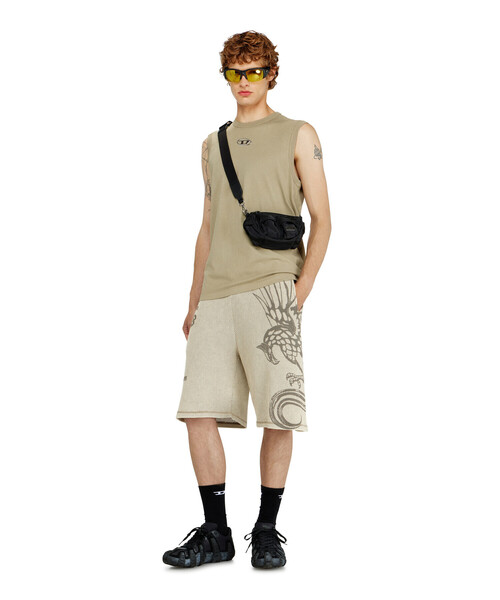 DIESEL（ディーゼル）の「メンズ クロスボディバッグ XS MULTI-PKTS CROSSBODY XS X（ボディバッグ/ウエストポーチ・メンズ・ブラック・FREE）」の7枚目の写真