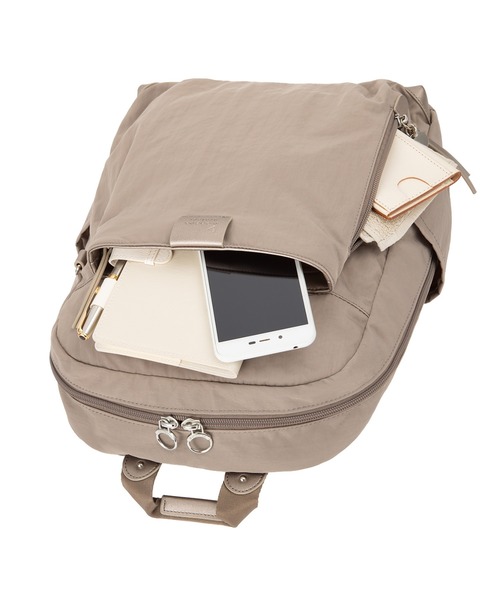 Kanana project(カナナプロジェクト)の「kanana project collection ECD-1 リュックサック 14L 19084(バックパック/リュック・レディース・ブラック/ネイビー/ベージュ・FREE)」の6枚目の写真