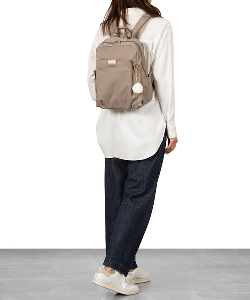 Kanana project(カナナプロジェクト)の「kanana project collection ECD-1 リュックサック 14L 19084(バックパック/リュック・レディース・ブラック/ネイビー/ベージュ・FREE)」の9枚目の写真