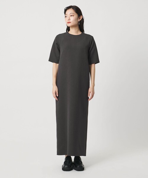 MARW UNITED ARROWS（マルゥ ユナイテッドアローズ）の「＜MARW UNITED ARROWS＞5分袖 ロング ワンピース（ワンピース・レディース・ナチュラル/ネイビー/ダークグレー・38/36/34）」の11枚目の写真