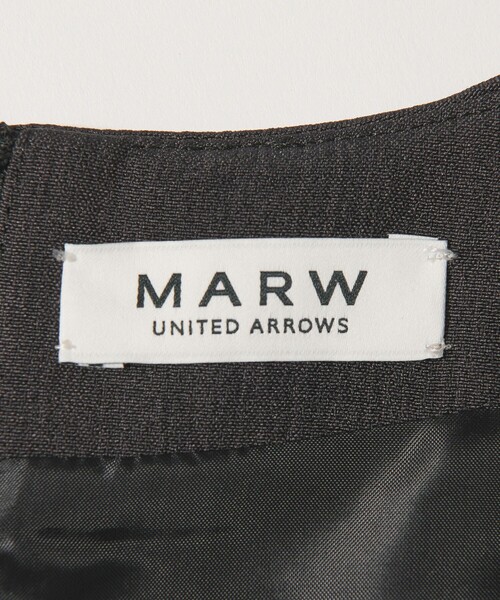 MARW UNITED ARROWS(マルゥ ユナイテッドアローズ)の「<MARW UNITED ARROWS>5分袖 ロング ワンピース(ワンピース・レディース・ナチュラル/ネイビー/ダークグレー・38/36/34)」の9枚目の写真