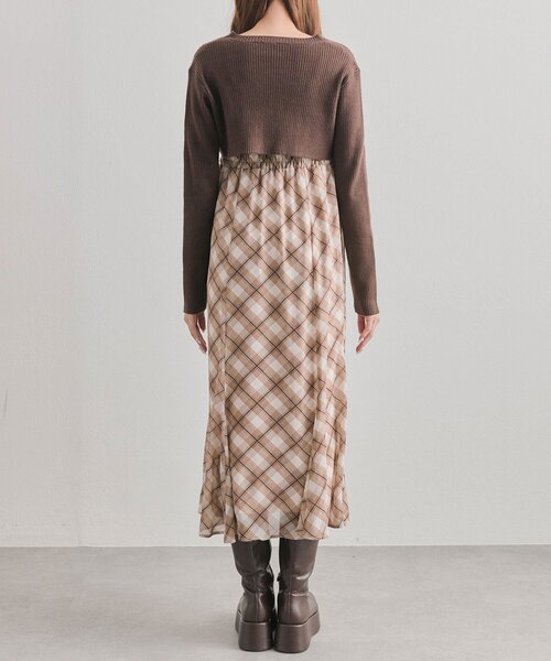 OLIVE des OLIVE（オリーブデオリーブ）の「ニットセットロングキャミワンピース（ワンピース・レディース・ブラック/ブラウン/ブラック系その他・FREE）」の20枚目の写真