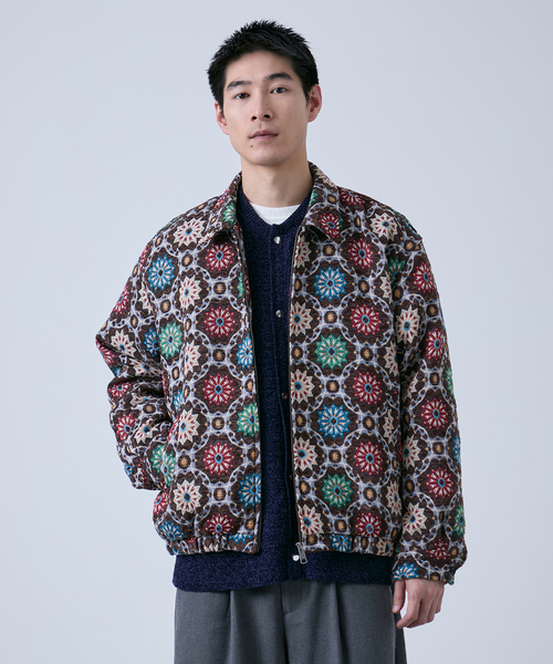 B.C STOCK（ベーセーストック）の「《追加》ゴブラン スイングトップブルゾン（ブルゾン・メンズ・ベージュ/ブラック/アイボリー/ブラウン・MEDIUM/LARGE）」の3枚目の写真