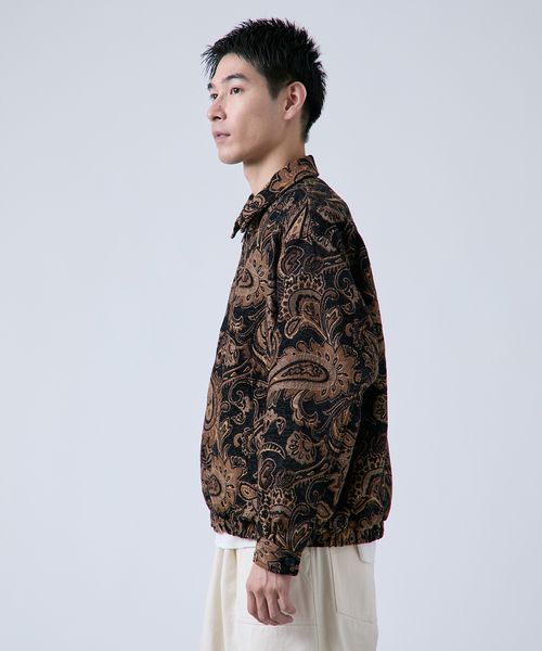 B.C STOCK（ベーセーストック）の「《追加》ゴブラン スイングトップブルゾン（ブルゾン・メンズ・ベージュ/ブラック/アイボリー/ブラウン・MEDIUM/LARGE）」の7枚目の写真