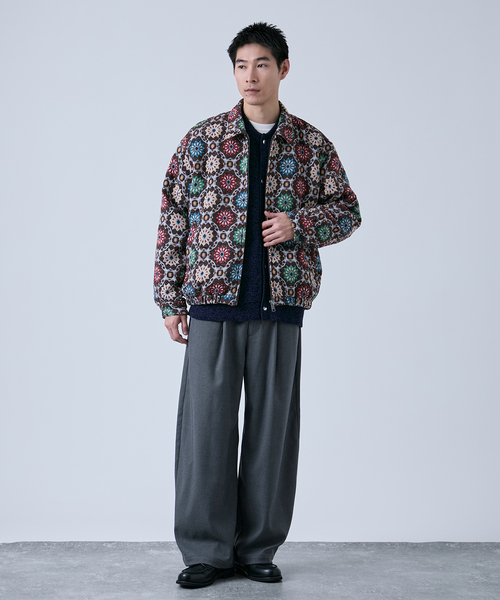 B.C STOCK（ベーセーストック）の「《追加》ゴブラン スイングトップブルゾン（ブルゾン・メンズ・ベージュ/ブラック/アイボリー/ブラウン・MEDIUM/LARGE）」の14枚目の写真