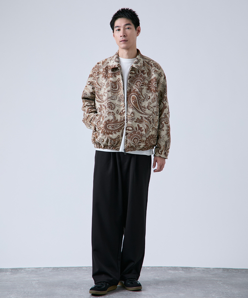 B.C STOCK（ベーセーストック）の「《追加》ゴブラン スイングトップブルゾン（ブルゾン・メンズ・ベージュ/ブラック/アイボリー/ブラウン・MEDIUM/LARGE）」の10枚目の写真