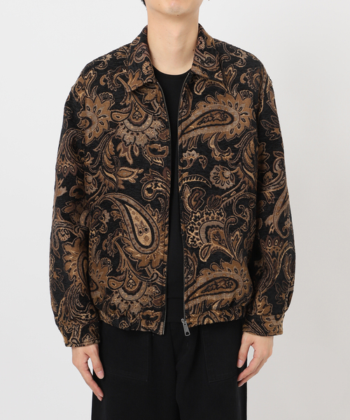 B.C STOCK（ベーセーストック）の「《追加》ゴブラン スイングトップブルゾン（ブルゾン・メンズ・ベージュ/ブラック/アイボリー・MEDIUM/LARGE）」の6枚目の写真