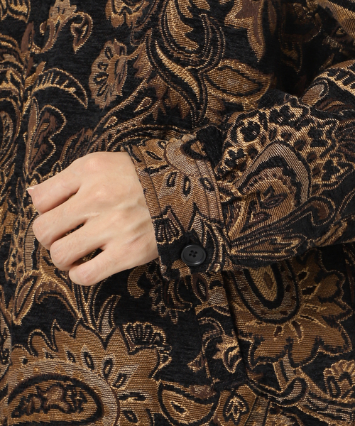 B.C STOCK（ベーセーストック）の「《追加》ゴブラン スイングトップブルゾン（ブルゾン・メンズ・ベージュ/ブラック/アイボリー・MEDIUM/LARGE）」の12枚目の写真