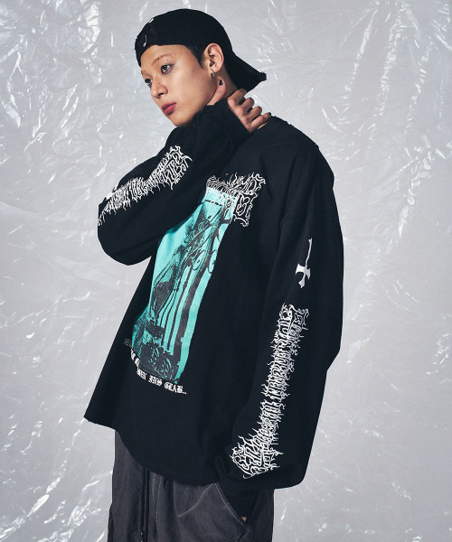 SCHISM INDUCING(スキズムインデューシング)の「EXTREME METAL LONG SLEEVES BLACK(Tシャツ/カットソー・レディース・その他・MEDIUM/LARGE)」の1枚目の写真