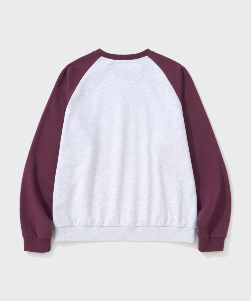SHIRTER(シャーター)の「BRUSHED REGLAN SWEATSHIRT (BURGUNDY)(スウェット・メンズ・その他・SMALL/MEDIUM/LARGE)」の2枚目の写真