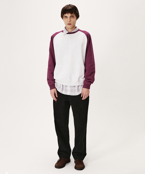 SHIRTER(シャーター)の「BRUSHED REGLAN SWEATSHIRT (BURGUNDY)(スウェット・メンズ・その他・SMALL/MEDIUM/LARGE)」の3枚目の写真