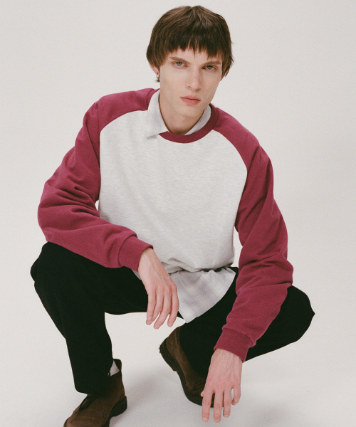 SHIRTER(シャーター)の「BRUSHED REGLAN SWEATSHIRT (BURGUNDY)(スウェット・メンズ・その他・SMALL/MEDIUM/LARGE)」の7枚目の写真