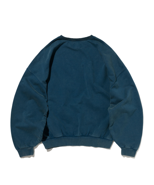 suade（スエード）の「CROPPED WASHED CREWNECK [DEEP GREEN]（スウェット・レディース・その他・SMALL/LARGE）」の2枚目の写真