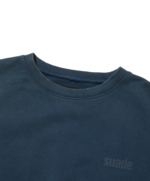 suade（スエード）の「CROPPED WASHED CREWNECK [DEEP GREEN]（スウェット・レディース・その他・SMALL/LARGE）」の3枚目の写真