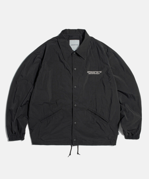 ESPIONAGE(エスピオナジ)の「OCE Logo Coach Jacket Black(ナイロンジャケット・レディース・その他・MEDIUM/LARGE/X-LARGE)」の1枚目の写真