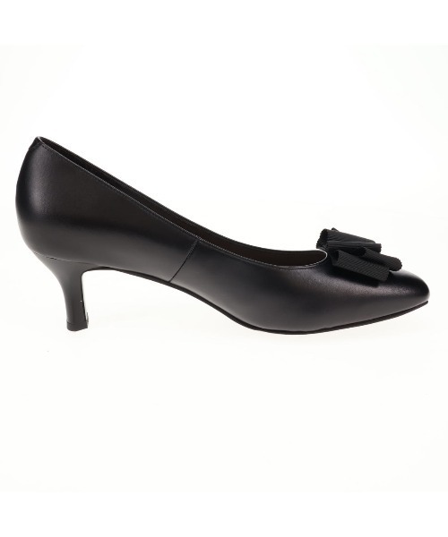 卑弥呼（ヒミコ）の「【卑弥呼】【撥水】リボンモチーフパンプス（パンプス・レディース・ブラック/ライトグレー/ネイビー・21.5cm/22.0cm/22.5cm/23.0cm/23.5cm/24.0cm/24.5cm/25.0cm/25.5cm/26.0cm/26.5cm）」の10枚目の写真