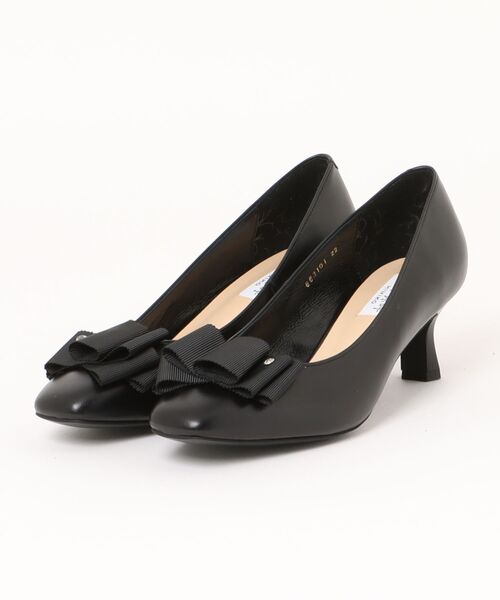 卑弥呼（ヒミコ）の「【卑弥呼】【撥水】リボンモチーフパンプス（パンプス・レディース・ブラック/ライトグレー/ネイビー・21.5cm/22.0cm/22.5cm/23.0cm/23.5cm/24.0cm/24.5cm/25.0cm/25.5cm/26.0cm/26.5cm）」の22枚目の写真