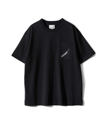 Lawrence Short Embroidery T-shirt Black
