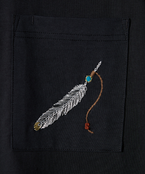 HORLISUN(ホーリーサン)の「Lawrence Short Embroidery T-shirt Black(Tシャツ/カットソー・レディース・その他・SMALL/MEDIUM/LARGE)」の3枚目の写真