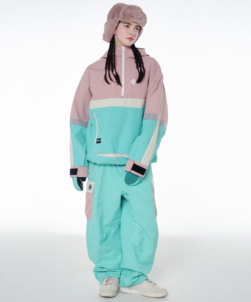 DOLL OUTERWEAR(ドラ アウターウェア)の「2425 ベロジャケット&パンツ ボードウェアセット ミント 男女共用(セットアップ・レディース・その他・LARGE/X-LARGE/X-SMALL/SMALL)」の2枚目の写真