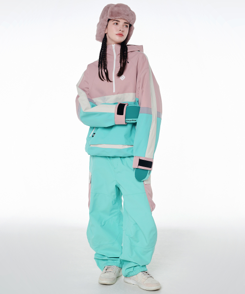 DOLL OUTERWEAR(ドラ アウターウェア)の「2425 ベロジャケット&パンツ ボードウェアセット ミント 男女共用(セットアップ・レディース・その他・LARGE/X-LARGE/X-SMALL/SMALL)」の3枚目の写真