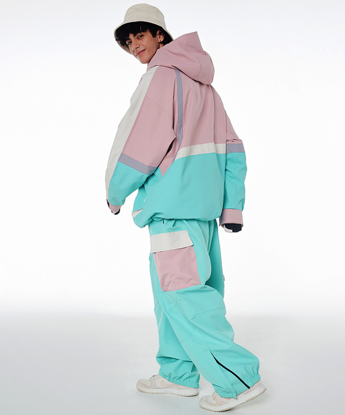 DOLL OUTERWEAR(ドラ アウターウェア)の「2425 ベロジャケット&パンツ ボードウェアセット ミント 男女共用(セットアップ・レディース・その他・LARGE/X-LARGE/X-SMALL/SMALL)」の9枚目の写真