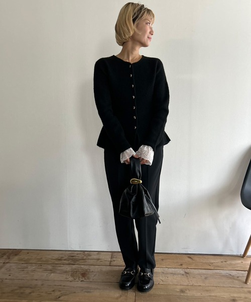 Kotoe（コトエ）の「ストレッチレース 付け袖 ショートアームカバー（アームカバー・レディース・ベージュ/ブラック/ホワイト・FREE）」の12枚目の写真