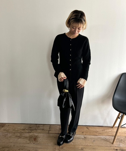 Kotoe（コトエ）の「ストレッチレース 付け袖 ショートアームカバー（アームカバー・レディース・ベージュ/ブラック/ホワイト・FREE）」の17枚目の写真