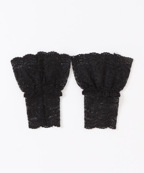 Kotoe（コトエ）の「ストレッチレース 付け袖 ショートアームカバー（アームカバー・レディース・ベージュ/ブラック/ホワイト・FREE）」の5枚目の写真