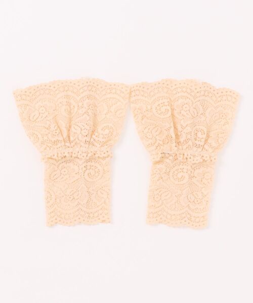 Kotoe（コトエ）の「ストレッチレース 付け袖 ショートアームカバー（アームカバー・レディース・ベージュ/ブラック/ホワイト・FREE）」の6枚目の写真