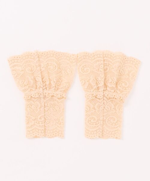 Kotoe（コトエ）の「ストレッチレース 付け袖 ショートアームカバー（アームカバー・レディース・ベージュ/ブラック/ホワイト・FREE）」の7枚目の写真