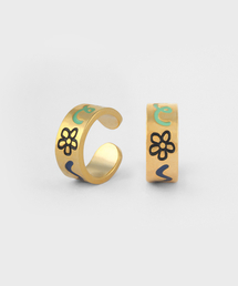 NONENON（ノンノン）の「DOODLE EARCUFF(5mm) SILVER925(18K GOLD PLATED)（ピアス（両耳用））」
