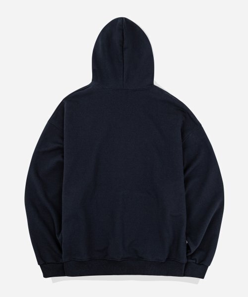 LETTERCOMO(レテルコモ)の「アイエム オーバーサイズ スウェット フードパーカー ネイビー(パーカー・メンズ・その他・LARGE/MEDIUM/X-LARGE)」の2枚目の写真