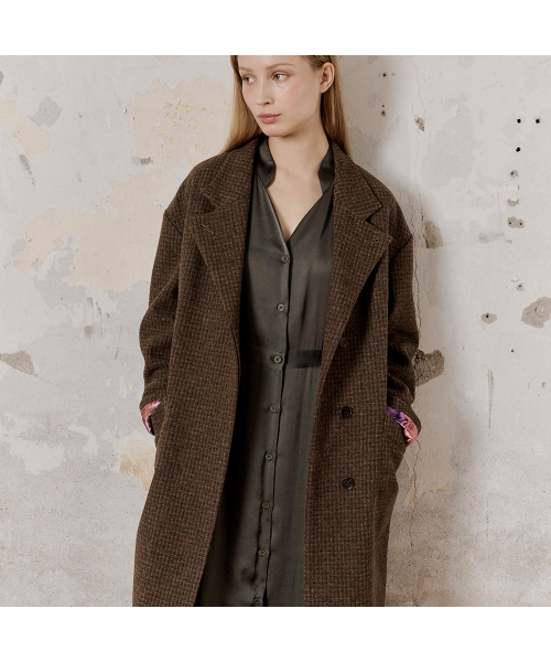 MUSINSA STANDARD WOMAN ハーフダッフルコート MUSINSA｜ムシンサ（レディース）のダッフルコート（ツイード）通販