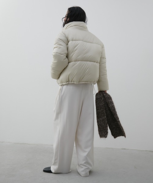 Aunt Marie's（アントマリーズ）の「中綿モンスターショートブルゾン（ブルゾン・レディース・ネイビー/ブラウン/アイボリー/ブラック・FREE）」の15枚目の写真