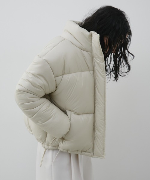 Aunt Marie's（アントマリーズ）の「中綿モンスターショートブルゾン（ブルゾン・レディース・ネイビー/ブラウン/アイボリー/ブラック・FREE）」の9枚目の写真