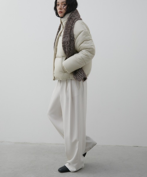 Aunt Marie's（アントマリーズ）の「中綿モンスターショートブルゾン（ブルゾン・レディース・ネイビー/ブラウン/アイボリー/ブラック・FREE）」の16枚目の写真